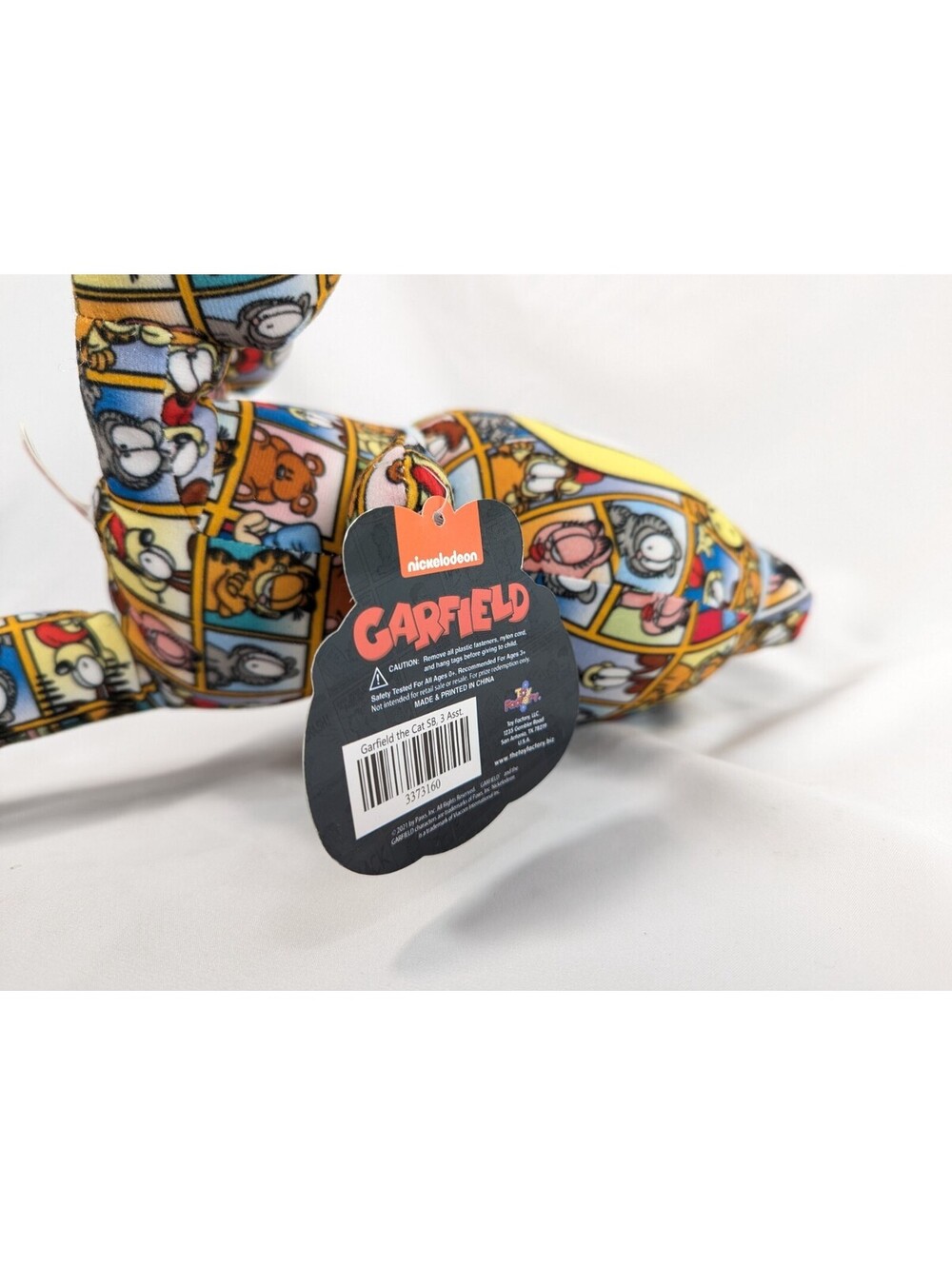 Sticker Bomb Garfield Plush Toy 2021 Comic Strip Print Pattern 12 Inch Stuffy - Picture 5 of 10